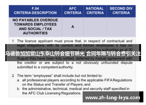 马德鲁加加盟山东泰山转会细节曝光 合同年限与转会费引关注